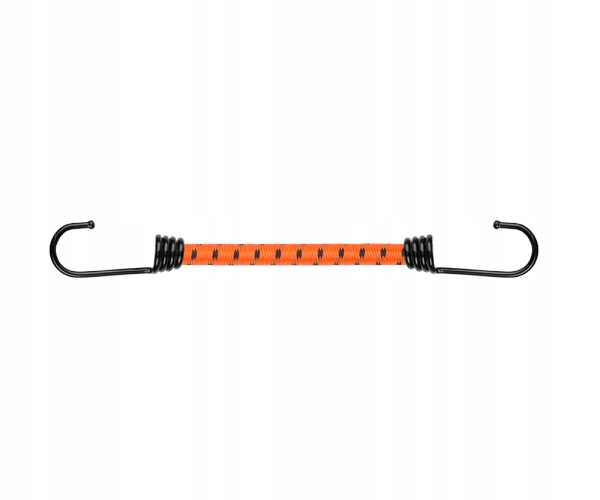 Viacúčelové elastické gumy s kovovými háčikmi, dĺžka 60 cm, priemer 8 mm, balenie 25 ks